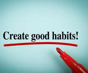 good habits text