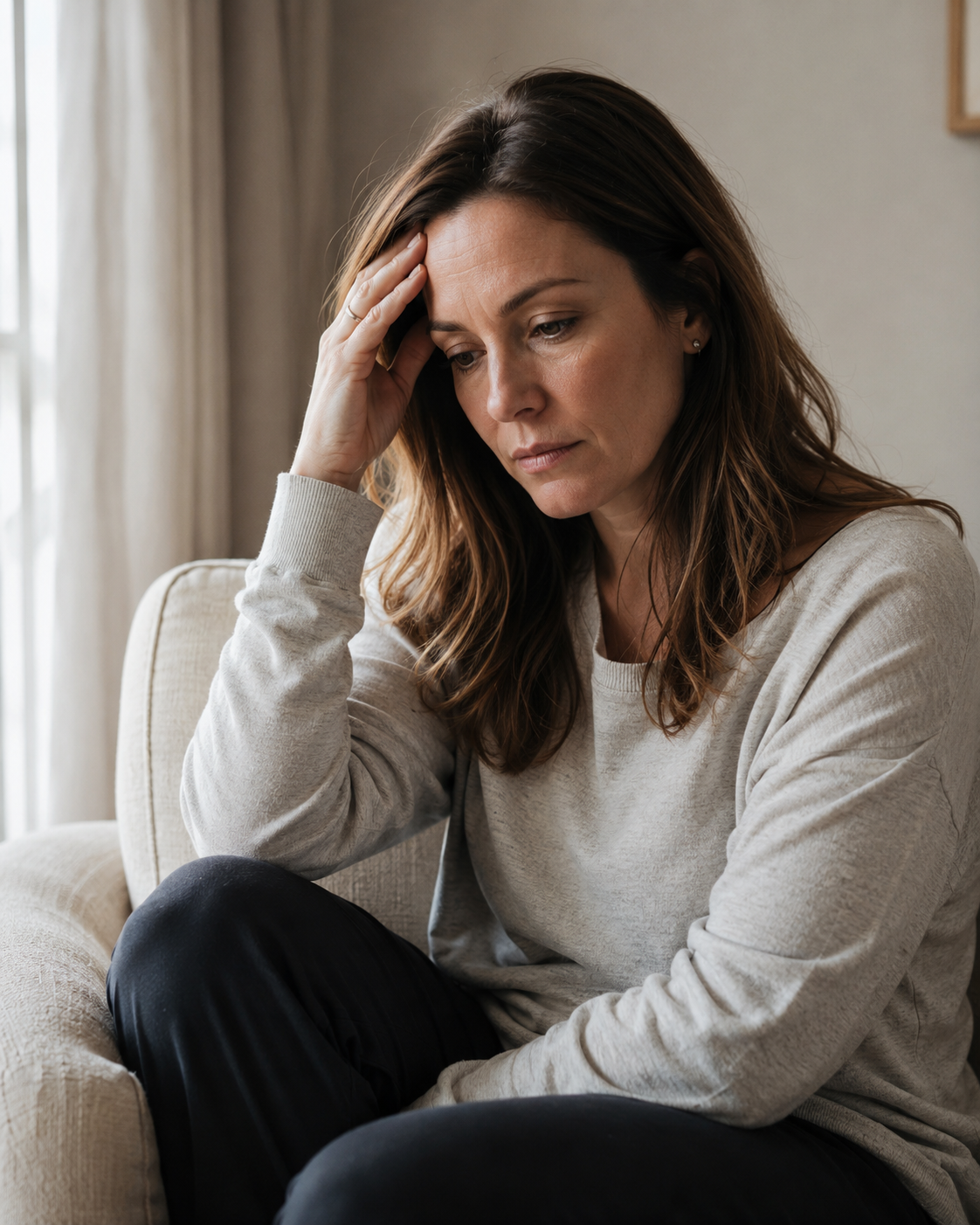 Person experiencing anxiety and overwhelm — Clear Mind Utah offers gentle nervous system support in American Fork Utah County