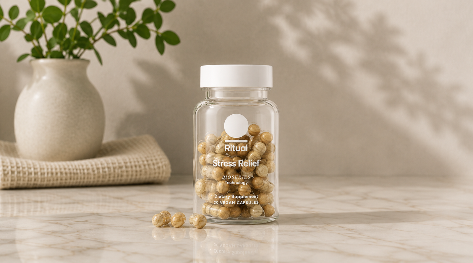 Troy Gundersen, owner of Clear Mind Utah, with Ritual Stress Relief supplement — the one thing that made it past 30 days of nervous system reset experiments