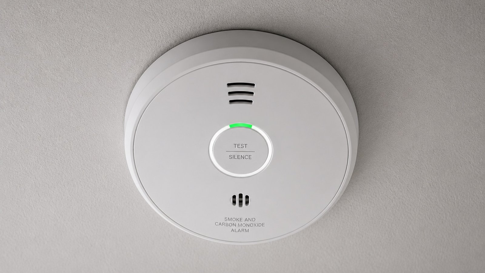 A smoke alarm on the ceiling — the metaphor that explains why state tools alone aren't enough for a stuck nervous system