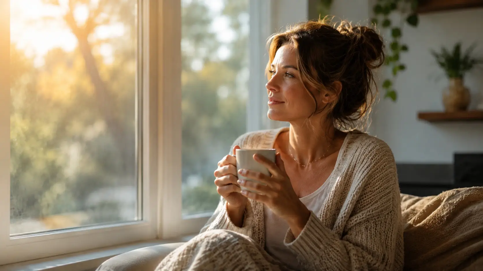 Woman sitting calmly by a sunlit window journaling, nervous system dysregulation support in utah — clear mind utah | clear mind utah | clear mind utah